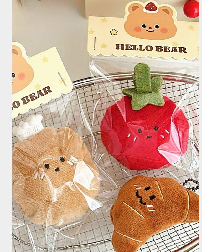 Plushie Bites Food-Inspired Keychain Collection