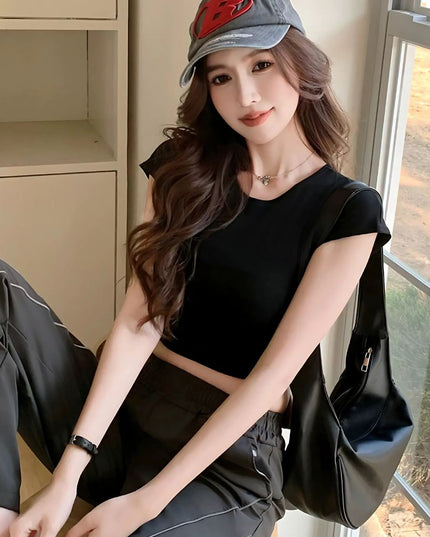 Casual Slim Fit Round Neck T-Shirt
