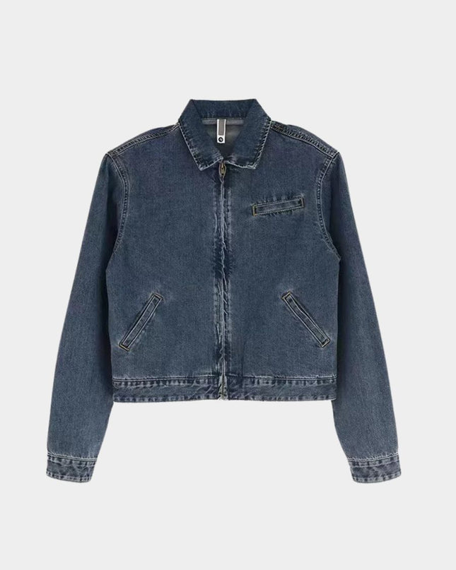 Washed Vintage Denim Jacket