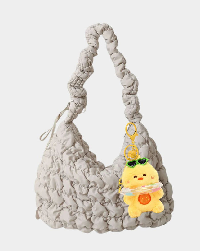 Summer Pool Party Swim Ring Plush Keychain