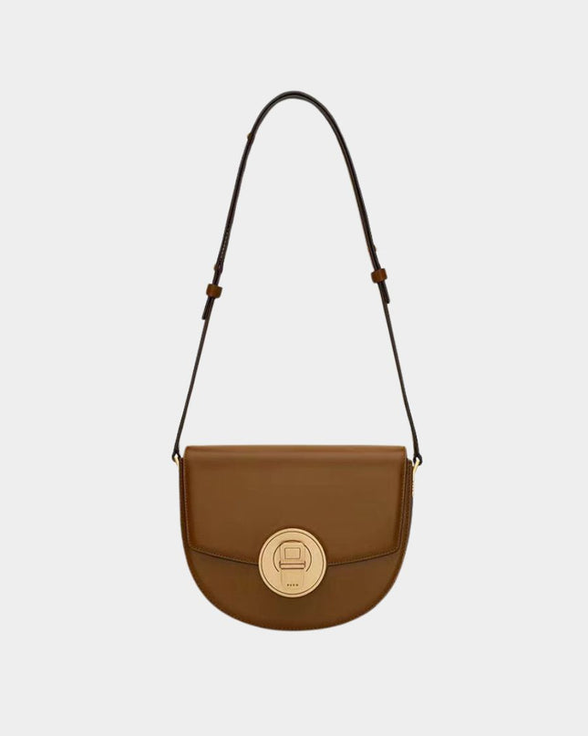 Leather Saddle Bag