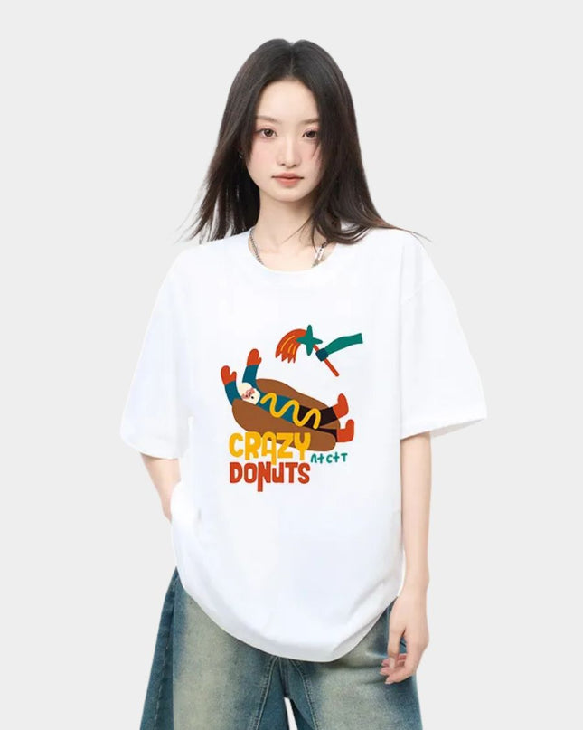 Playful Printed Design Tee