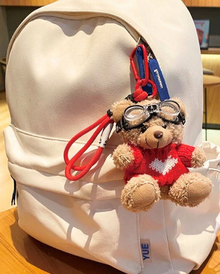 Cozy Bear Plush Keychain