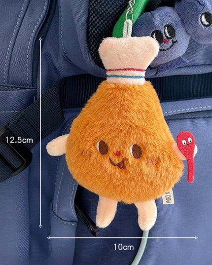 Plush Foodie Keychain Collection
