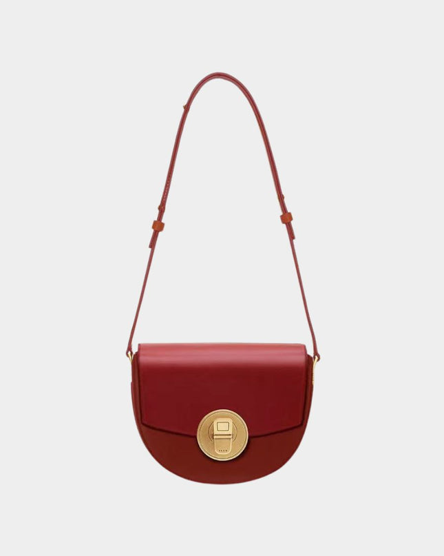 Leather Saddle Bag