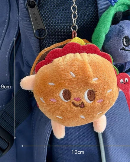 Plush Foodie Keychain Collection