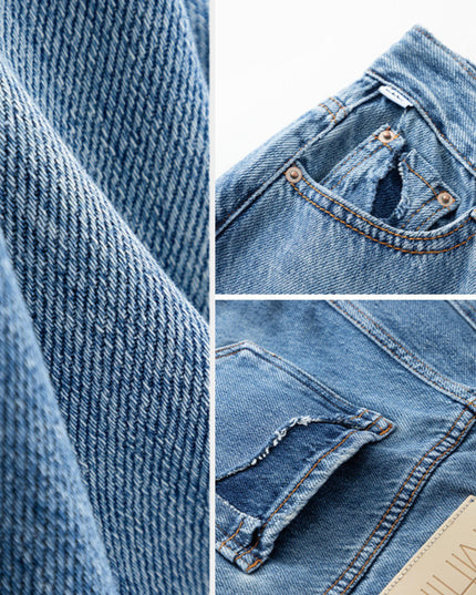 High-Waist Wide-Leg Jeans