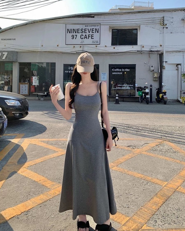 Elegant Vacay Vibe Spaghetti Strap Maxi Dress