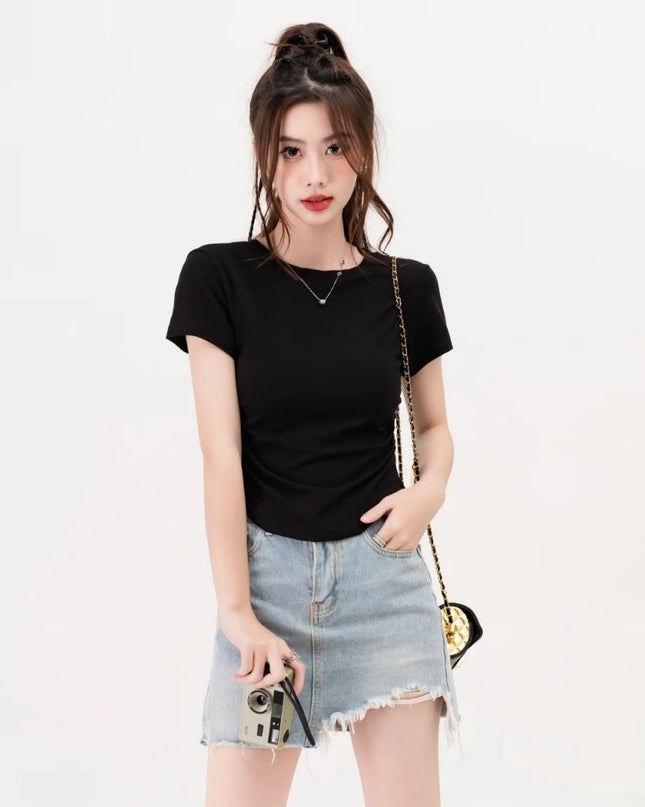 Casual Side Cinch Tee