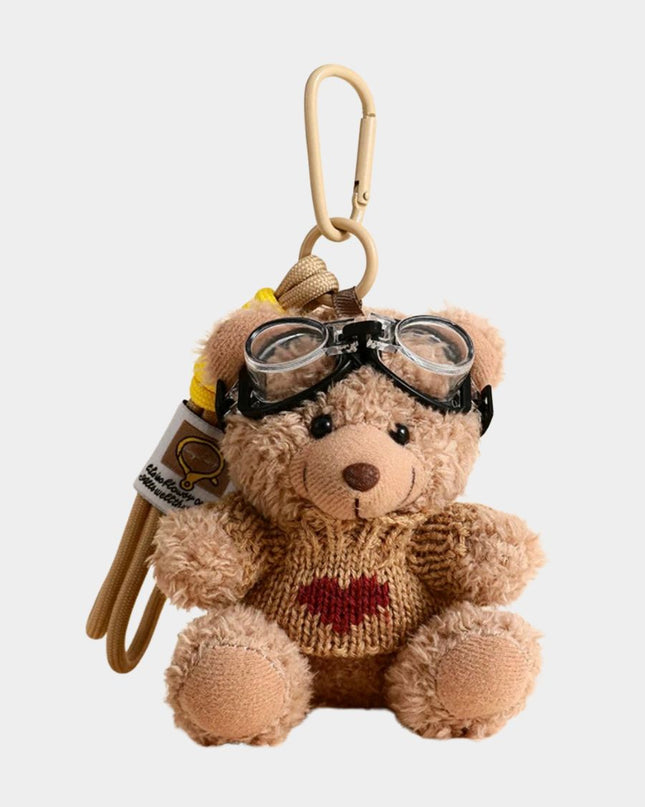 Cozy Bear Plush Keychain