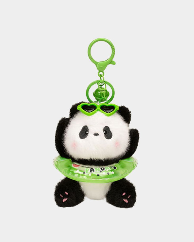 Summer Pool Party Swim Ring Plush Keychain
