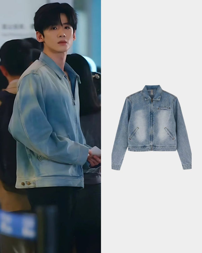 Washed Vintage Denim Jacket