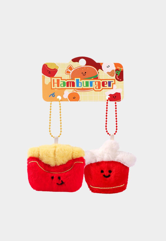 Fast Food Fun Plush Keychain Set