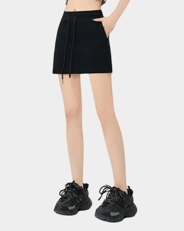 Slim Fit High-Waist A-Line Athletic Skort