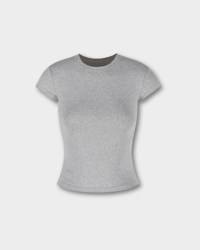 Casual Slim Fit Solid Tee