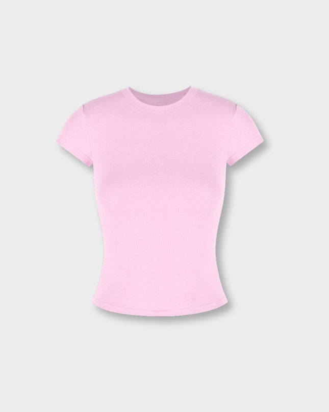 Casual Slim Fit Solid Tee