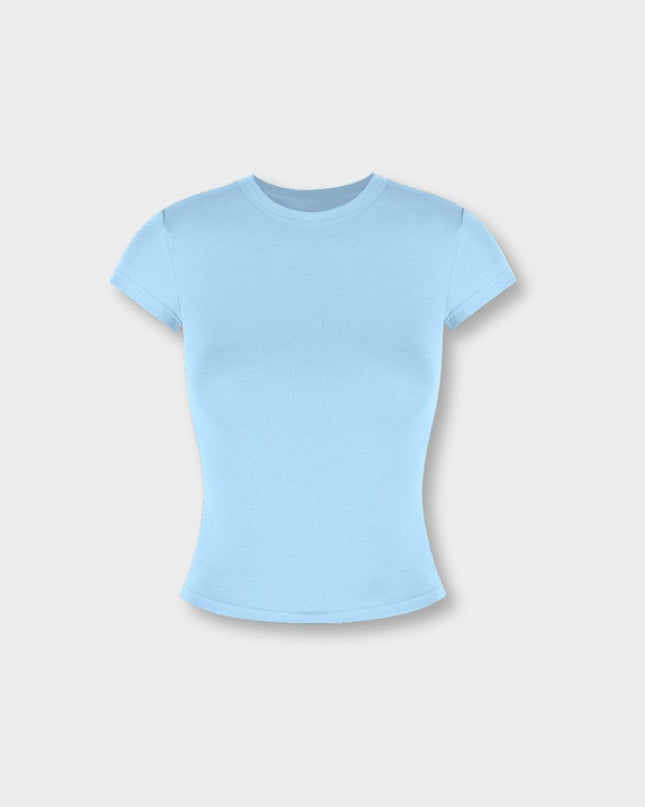 Casual Slim Fit Solid Tee