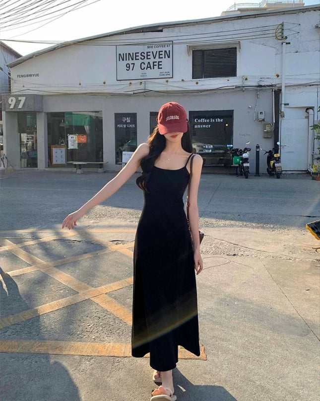 Elegant Vacay Vibe Spaghetti Strap Maxi Dress