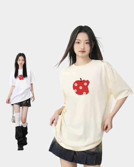 Japanese Vibe Printed Design Minimalist Tee