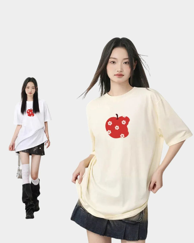 Japanese Vibe Printed Design Minimalist Tee