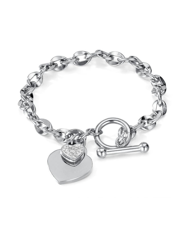 Heartfelt Love Pendant Bracelet