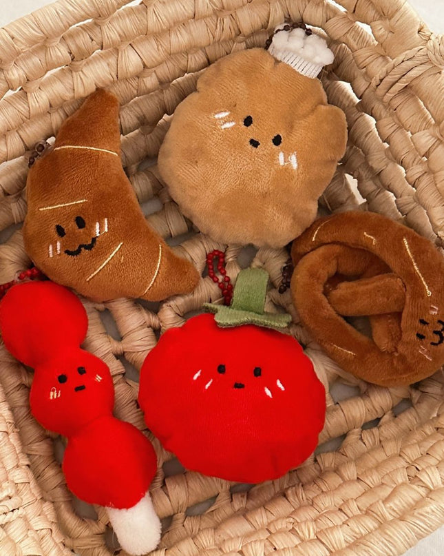 Plushie Bites Food-Inspired Keychain Collection