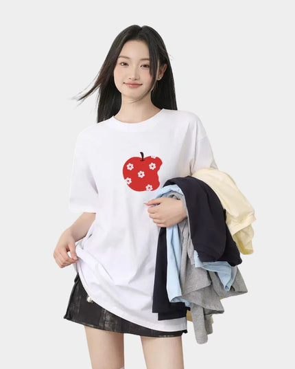 Japanese Vibe Printed Design Minimalist Tee