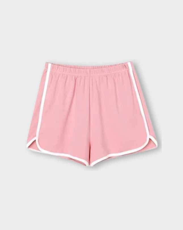 Contrast Binding Sports Shorts