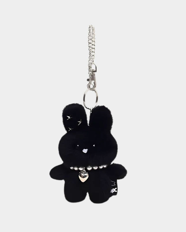 Starry Bunny Plush Keychain