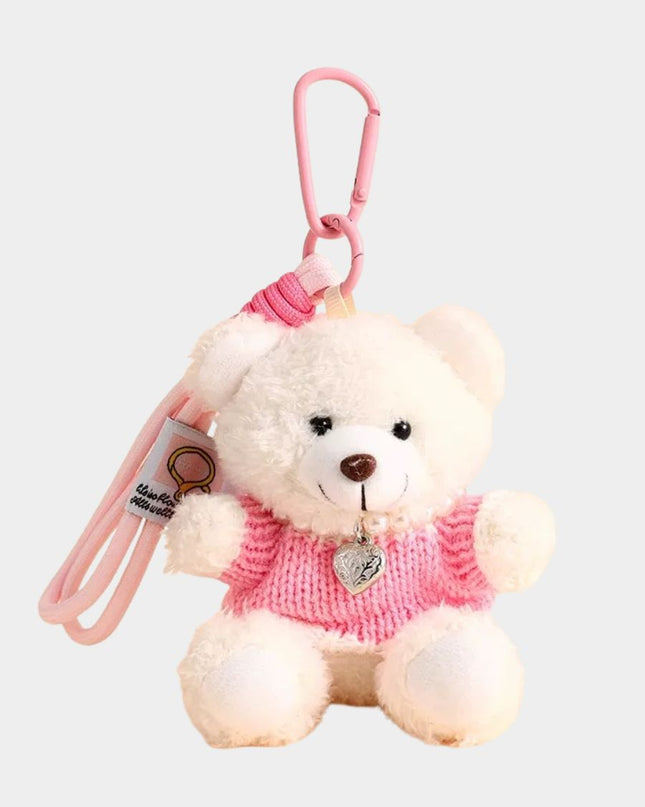 Cozy Bear Plush Keychain