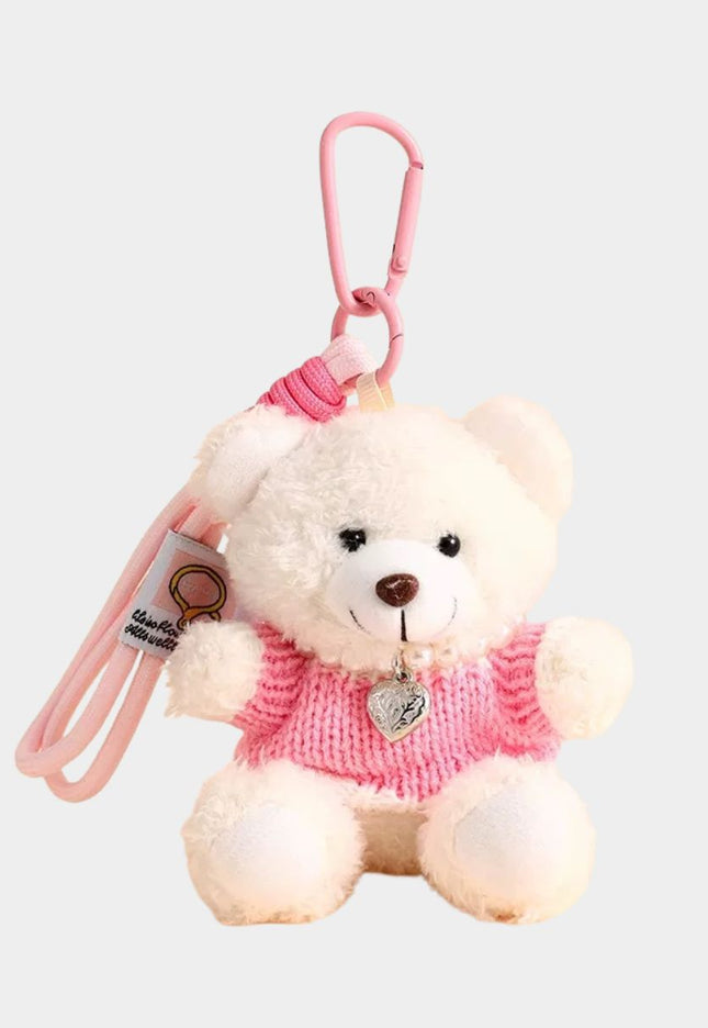 Cozy Bear Plush Keychain