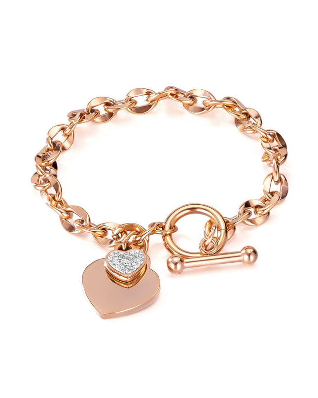 Heartfelt Love Pendant Bracelet