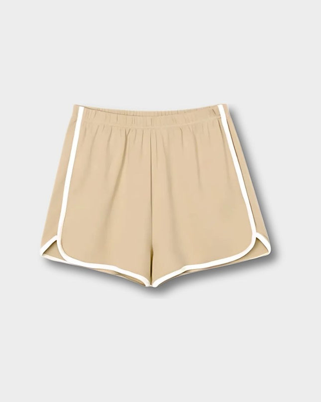 Contrast Binding Sports Shorts