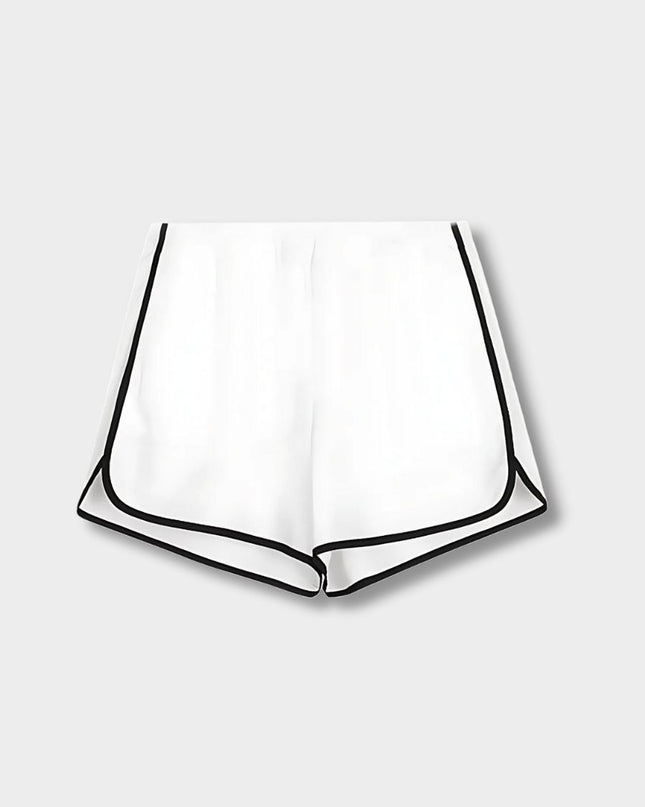 Contrast Binding Sports Shorts