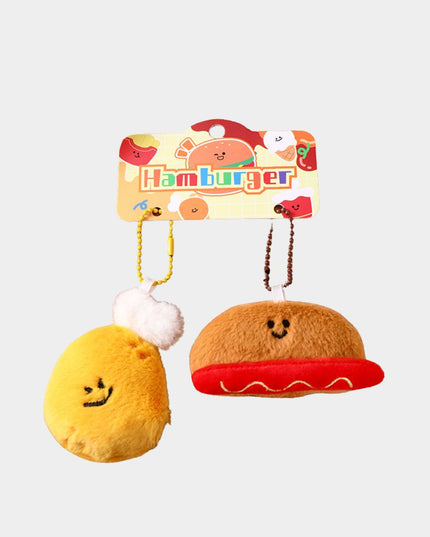 Fast Food Fun Plush Keychain Set