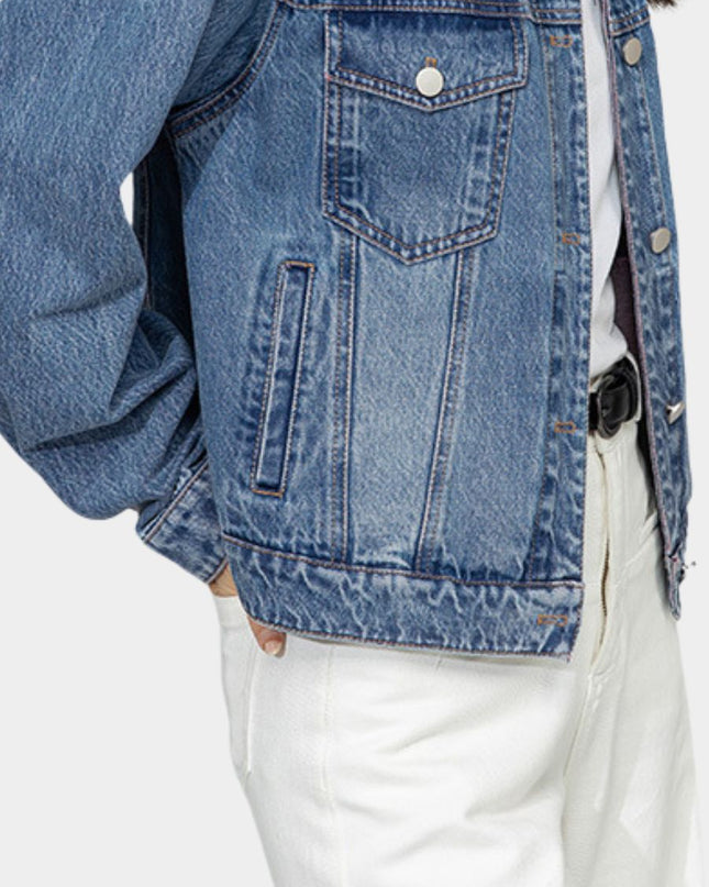 Chic Cropped Denim Jacket