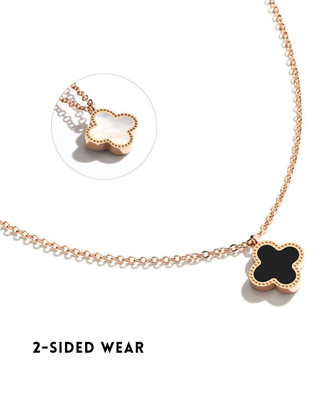Reversible Clover Blossom Necklace