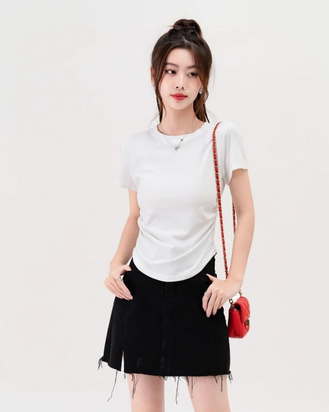 Casual Side Cinch Tee