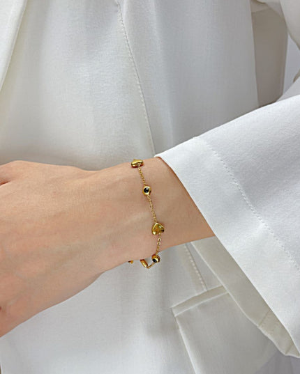 Gelang Loket Cinta Zirkonia Kubik