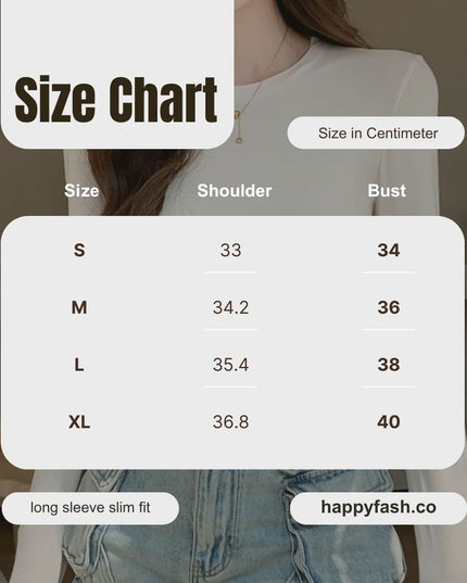 Casual Slim Fit Round Neck Long Sleeve Top