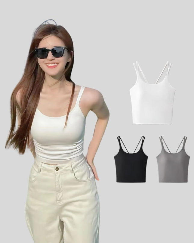 Trendy Singlet Women with Bra Pads