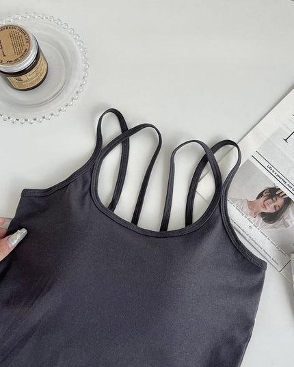 Trendy Singlet Women with Bra Pads