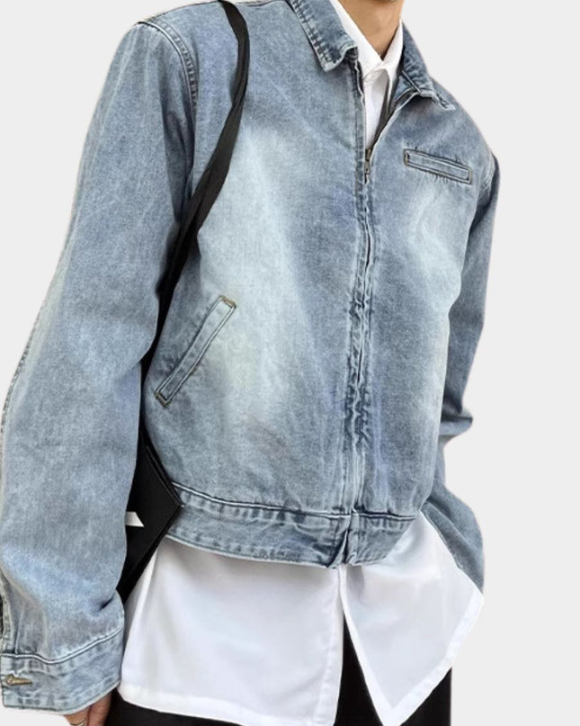 Washed Vintage Denim Jacket