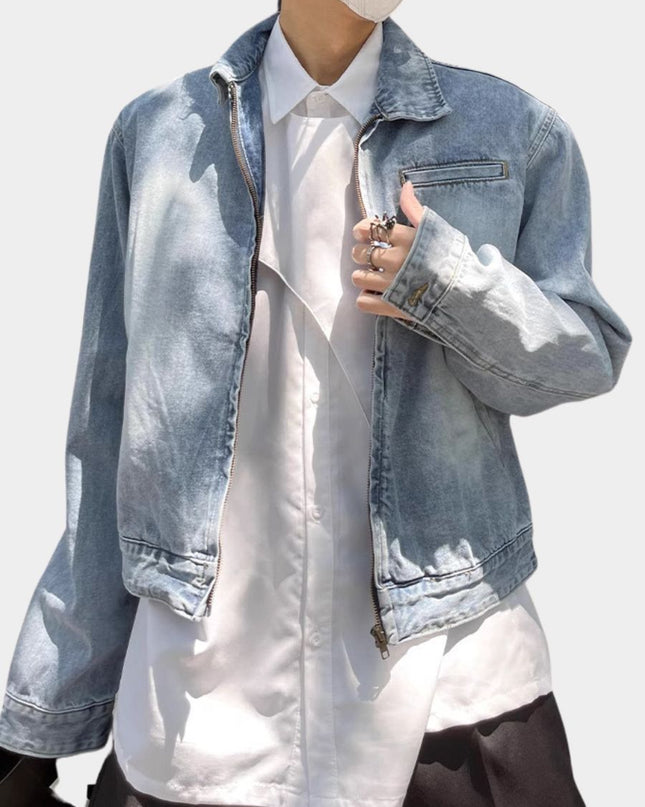 Washed Vintage Denim Jacket