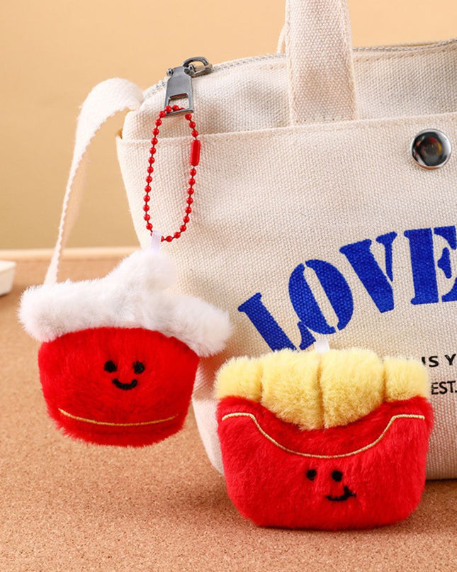 Fast Food Fun Plush Keychain Set
