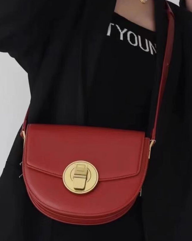 Leather Saddle Bag