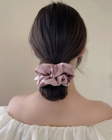 Tali Rambut Berlian Imitasi Satin Korea