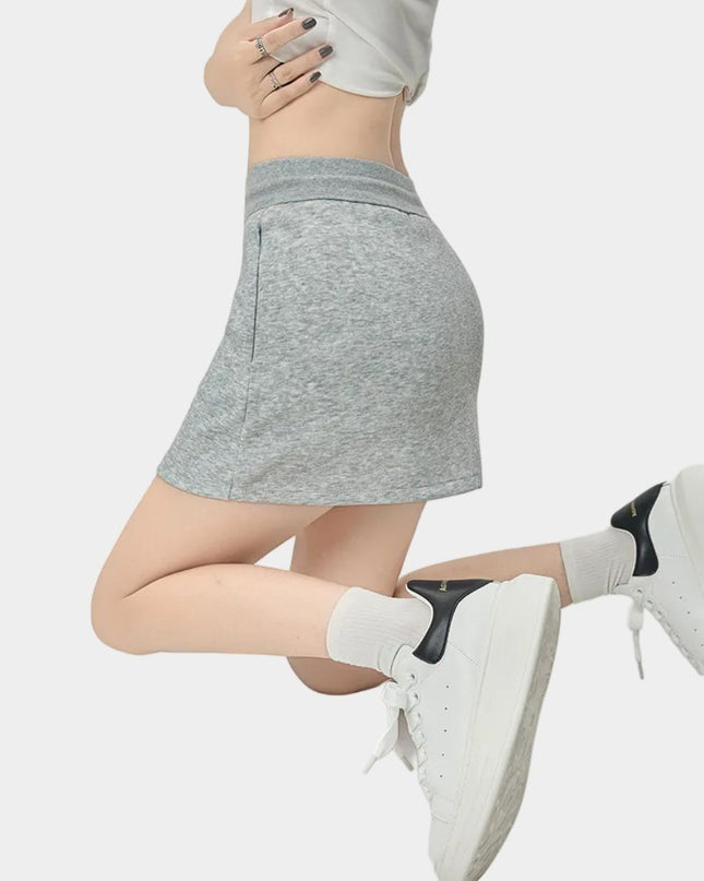 Slim Fit High-Waist A-Line Athletic Skort