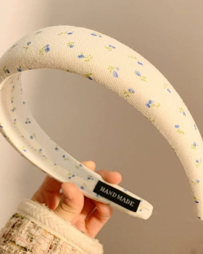 White Floral Headband – Inspired by Zhang Ruonan
