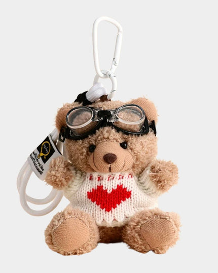 Cozy Bear Plush Keychain